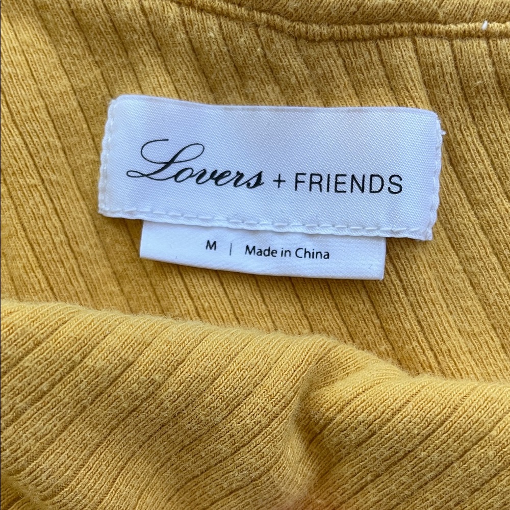 Yellow One-Shoulder Tie-Front Top - Picture 6 of 7